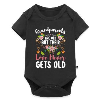 Grandparents Family Pampering - Baby Premium short-sleeve bodysuit - black - Front