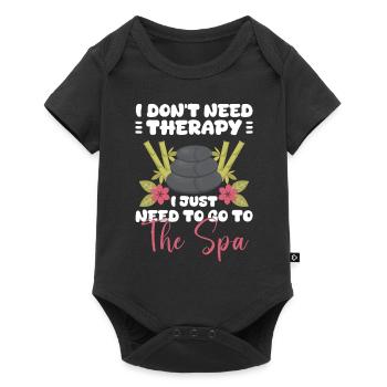 Relaxation Relax Holiday Yoga - Baby Premium short-sleeve bodysuit - black - Front