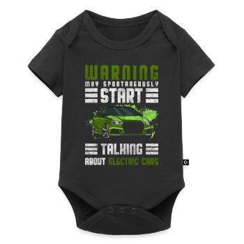 Electricity Electromobility Innovation Modern - Baby Premium short-sleeve bodysuit - black - Front
