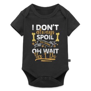 Hundebesitzer Bester Freund Welpe Liebe - Baby Premium Kurzarmbody - Schwarz - Vorne