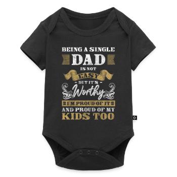 Parents Solo Sarcasm - Baby Premium short-sleeve bodysuit - black - Front