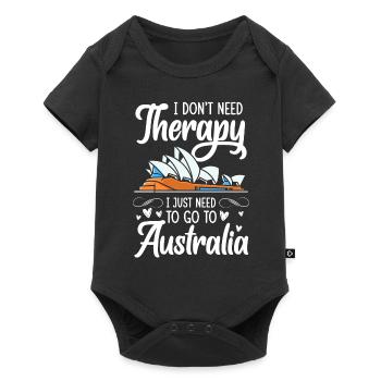 Métropole des koalas de l’outback - Body à manches courtes Premium Bébé - noir - Devant