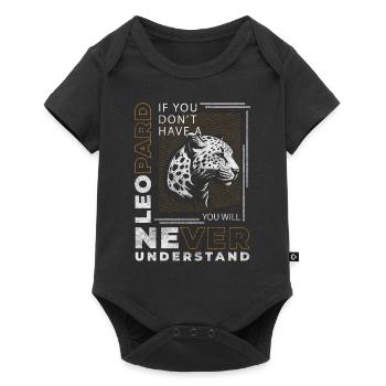 Leopard Animal Animal Welfare Earth - Baby Premium short-sleeve bodysuit - black - Front