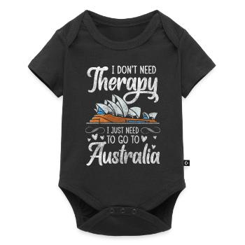 Australia Travel Pride Holiday Country - Baby Premium short-sleeve bodysuit - black - Front