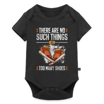 Shoe Collecting Boots Shopping Addicted - Baby Premium short-sleeve bodysuit - black - Front