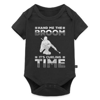 Curling Team Rink - Baby Premium short-sleeve bodysuit - black - Front