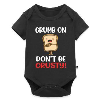 Garlic Bread - Baby Premium short-sleeve bodysuit - black - Front
