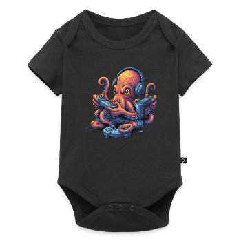Gambling Octopus – My Gaming Octopus - Body à manches courtes Premium Bébé - noir - Devant