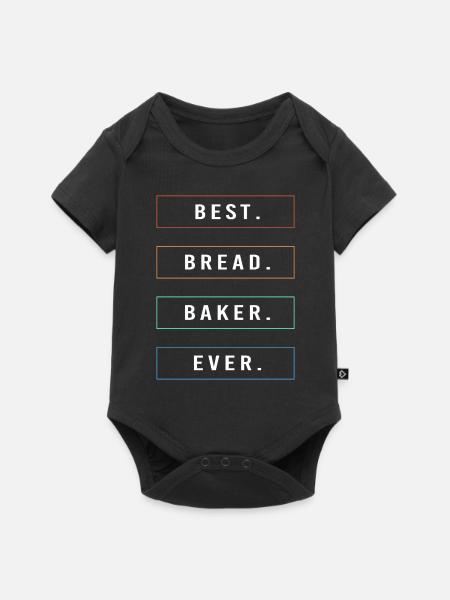 Bäcker Bäckerin Backen - Baby Premium Kurzarmbody - Schwarz
