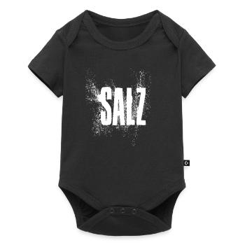 Salz - Baby Premium Kurzarmbody - Schwarz - Vorne