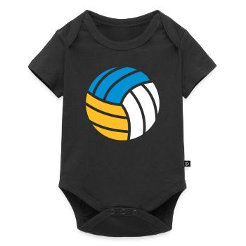 Beach-volley - Body à manches courtes Premium Bébé - noir - Devant