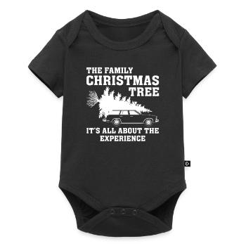 The Family Christmas Tree - Baby Premium short-sleeve bodysuit - black - Front