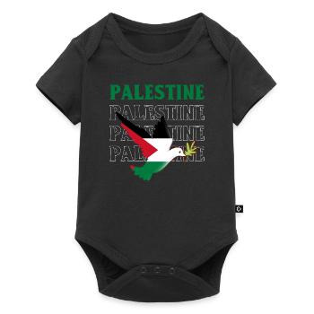 Palestine - Baby Premium short-sleeve bodysuit - black - Front