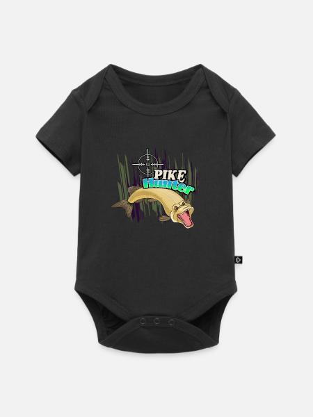 Snoek - Baby Premium kortärmad bodysuit - svart