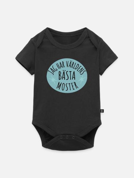 Världens bästa moster - Baby Premium kortärmad bodysuit - svart