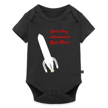 Mars Traveler - Body à manches courtes Premium Bébé - noir - Devant
