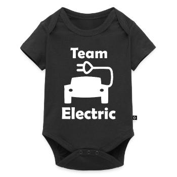 Équipe électrique - Body à manches courtes Premium Bébé - noir - Devant
