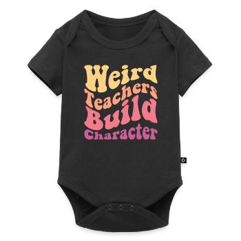 Funny Teachers Quote - Baby Premium short-sleeve bodysuit - black - Front