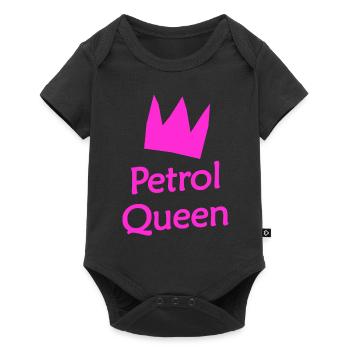 La reine de la route - Body à manches courtes Premium Bébé - noir - Devant