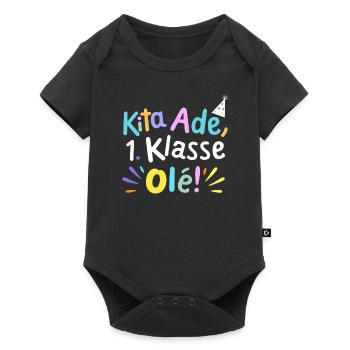 Kita Ade 1. Klasse Olé! Abgänger Kiga Abschluss Sc - Baby Premium Kurzarmbody - Schwarz - Vorne