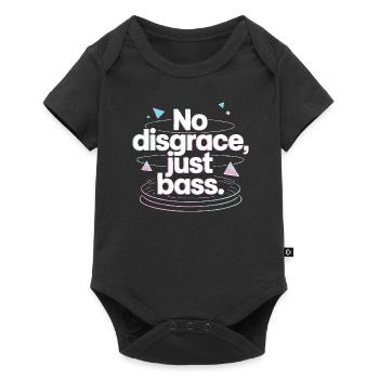 No Disgrace Just Bass Retro - Baby Premium short-sleeve bodysuit - black - Front