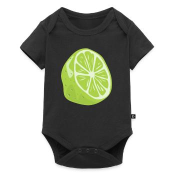 LIME ARE THE BEST - Baby Premium short-sleeve bodysuit - black - Front