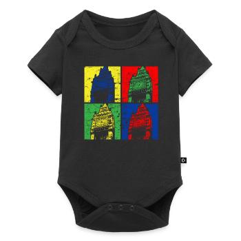 Big Ben Vintage - Body à manches courtes Premium Bébé - noir - Devant