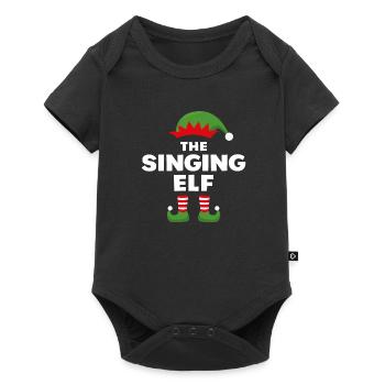 L’Elfe Chantant - Body à manches courtes Premium Bébé - noir - Devant