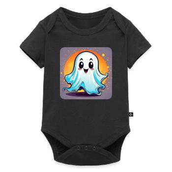 Cute little bogeyman - Baby Premium short-sleeve bodysuit - black - Front