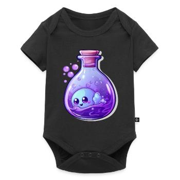 Cute Kawaii Potion - Baby Premium short-sleeve bodysuit - black - Front