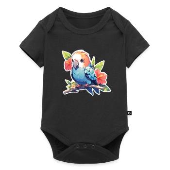 Parrot and bird keeping - Baby Premium short-sleeve bodysuit - black - Front