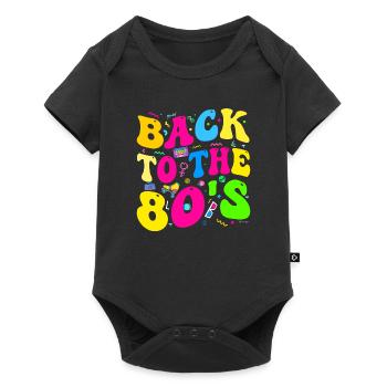 80S Lovers, 80s Party, Eighties - Baby Premium short-sleeve bodysuit - black - Front