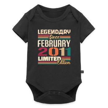 February 2011 Birthday Present February 2002 - Baby Premium short-sleeve bodysuit - black - Front