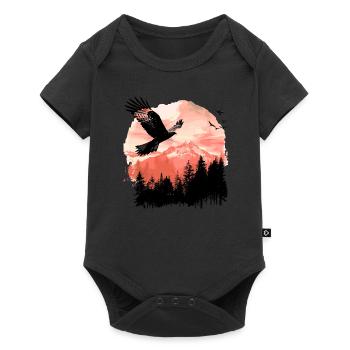 Red Kite Bird of Prey - Baby Premium short-sleeve bodysuit - black - Front