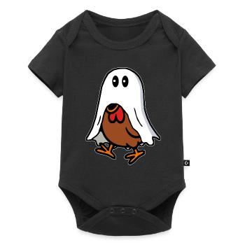 Poulet Fantôme Fantôme - Body à manches courtes Premium Bébé - noir - Devant