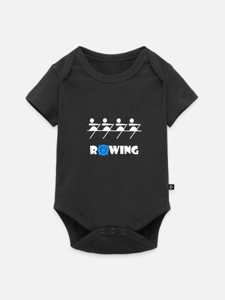 Rowing - Baby Premium short-sleeve bodysuit - black