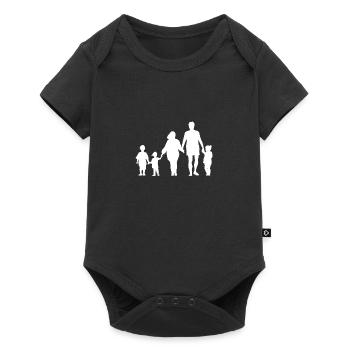 Family - Baby Premium short-sleeve bodysuit - black - Front