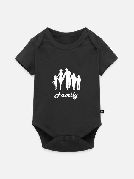 Families - Baby Premium short-sleeve bodysuit - black
