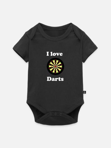 Dartboard - Baby Premium short-sleeve bodysuit - black