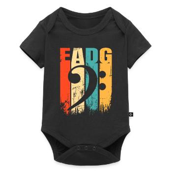 Bassist EADG Bass BassEr Retro Bass Wrench - Baby Premium short-sleeve bodysuit - black - Front