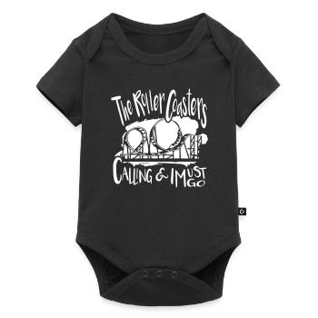 The Roller Coaster Calling and I Must Go - Baby Premium Kurzarmbody - Schwarz - Vorne