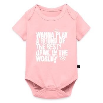 Fancy a game of chess? - Baby Premium short-sleeve bodysuit - rose - Front