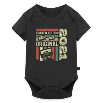 Vintage 2021 - Retro Birthday Quote 2021 - Baby Premium short-sleeve bodysuit - black - Front