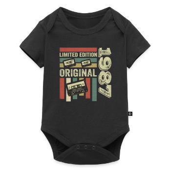 Vintage 1987 - Retro Birthday Quote 1987 - Baby Premium short-sleeve bodysuit - black - Front
