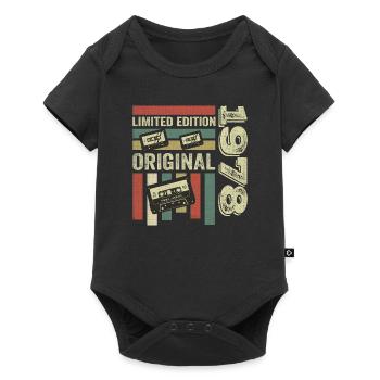 Vintage 1978 - Retro Birthday Saying 1978 - Baby Premium short-sleeve bodysuit - black - Front