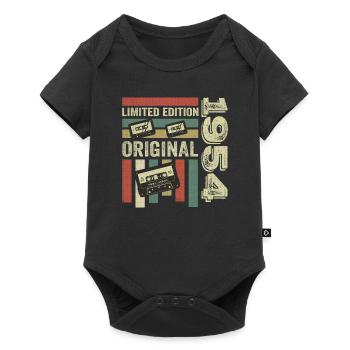 Millésime 1954 - citation d’anniversaire rétro 1954 - Body à manches courtes Premium Bébé - noir - Devant