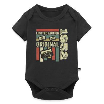 Vintage 1952 - Retro Birthday Quote 1952 - Baby Premium short-sleeve bodysuit - black - Front