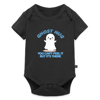 Câlins fantômes - Body à manches courtes Premium Bébé - noir - Devant
