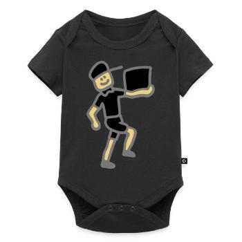 Parcel post 3 - Baby Premium short-sleeve bodysuit - black - Front