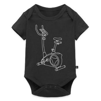 Hometrainer Exercise bike - Baby Premium short-sleeve bodysuit - black - Front